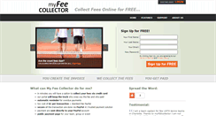 Desktop Screenshot of myfeecollector.com